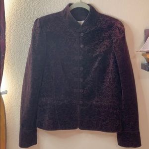 Brown Patterned Jacket